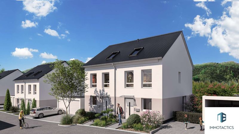 Mehr Garten für Ihr Familienleben: Der Neubau entsteht bereits